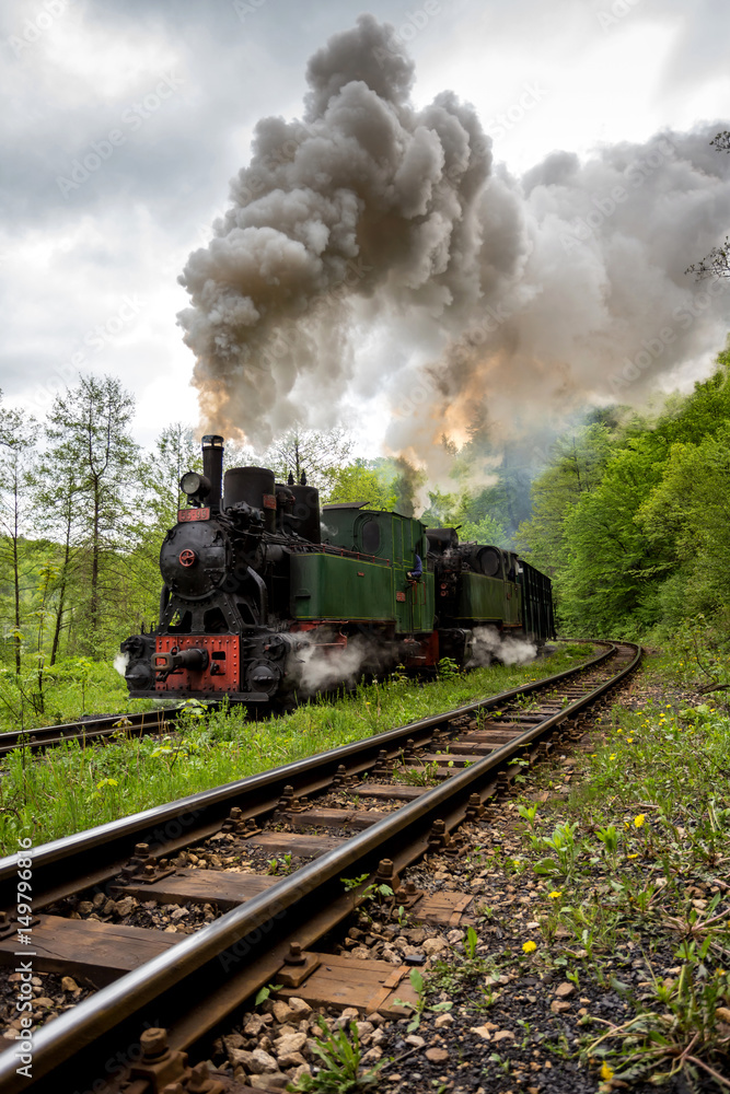 Fototapeta premium Zabytkowa kolej