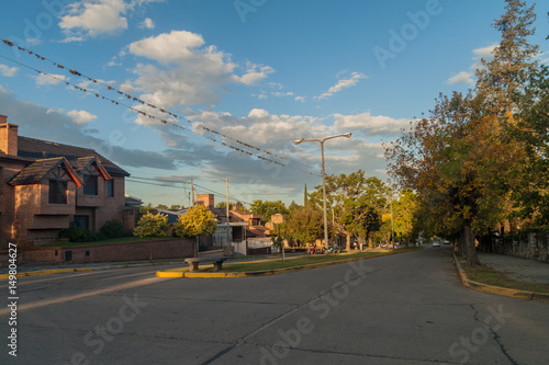  Street in a residential area in Alta Gracia town  Argentina