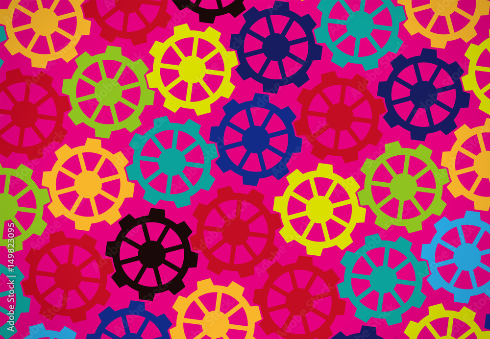 フラットデザイン 背景 図形 歯車 Stock Vector Adobe Stock フラットデザイン 背景 図形 歯車 Stock Vector Adobe Stock