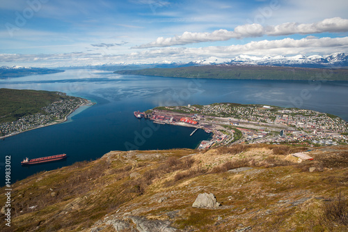 Landscape in Narvik, Norway.