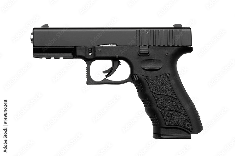 Pistol isolated on white Pistol isolated on white