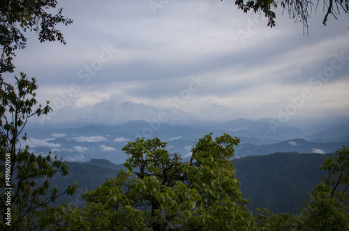 Almora clouds over the Himilayas photo