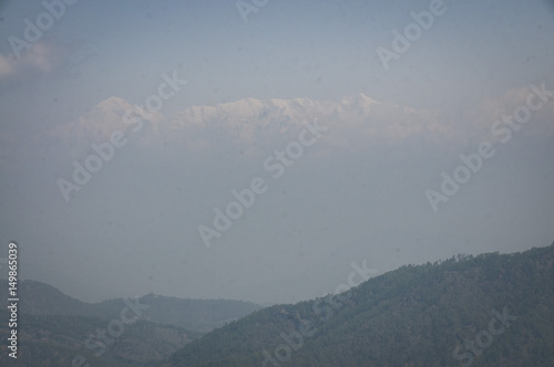 Almora mountains and Himilayas photo