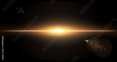Golden Big Bang, suitable for space concept, advertisement , and other. Vector illustration