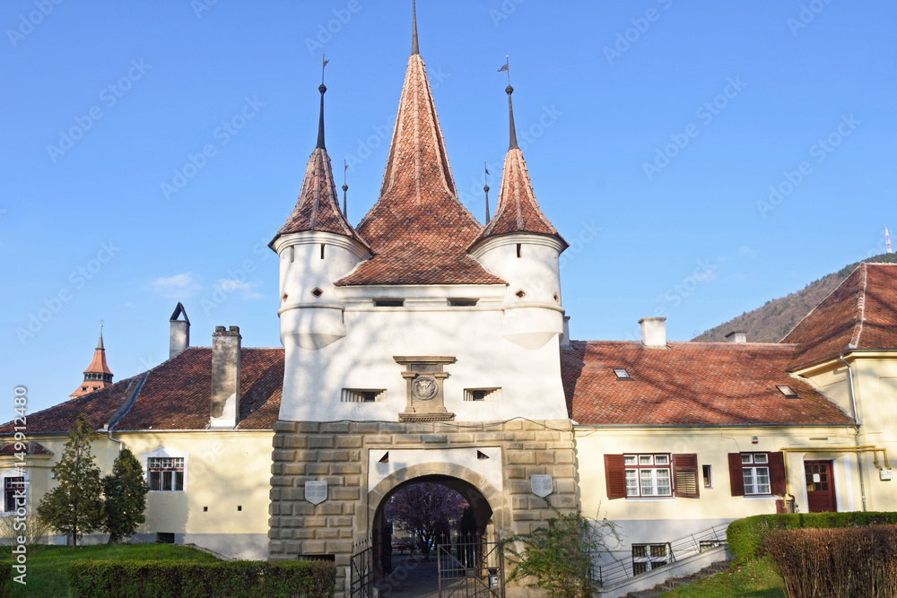 Ecaterinei Gate to the Brasov Medieval City, Romania Ecaterinei Gate to the Brasov Medieval City, Romania