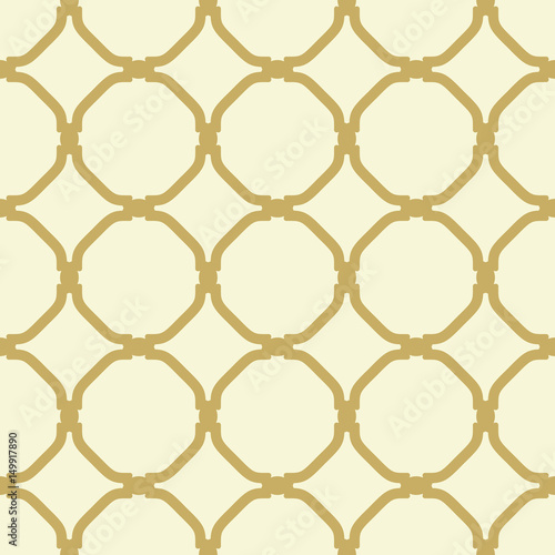 Seamless golden ornament in arabian style. Pattern for wallpapers and backgrounds