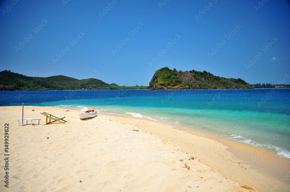 White Sand Beach on Tropical Islands