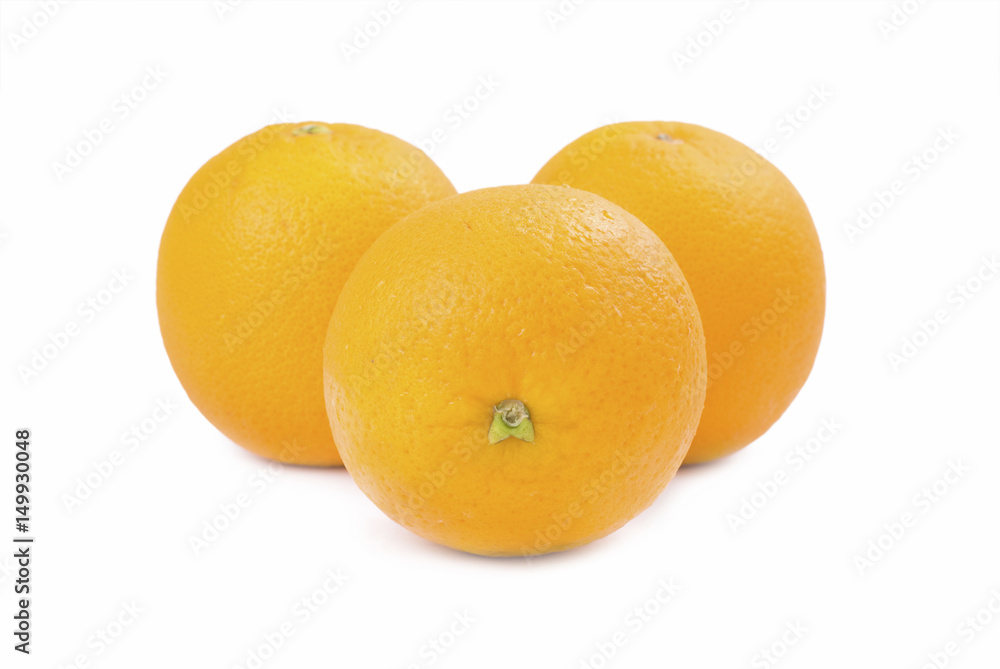 Three Orange fruits ioslated Three Orange fruits ioslated
