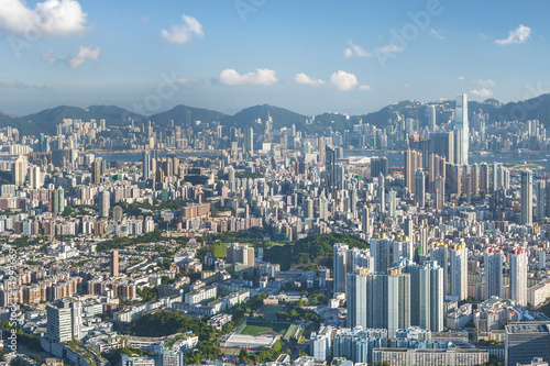 Panorama of Hong Kong City