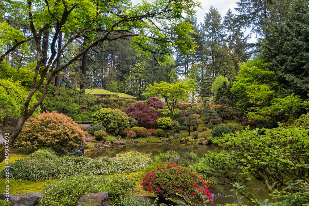 Upper Pond at Portland Japanese Garden
