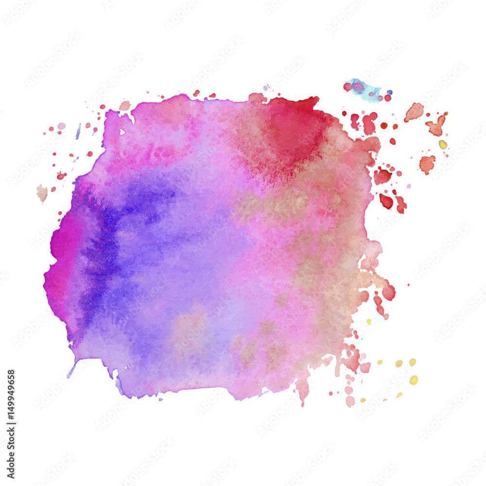 Abstract watercolor grayscale background.
