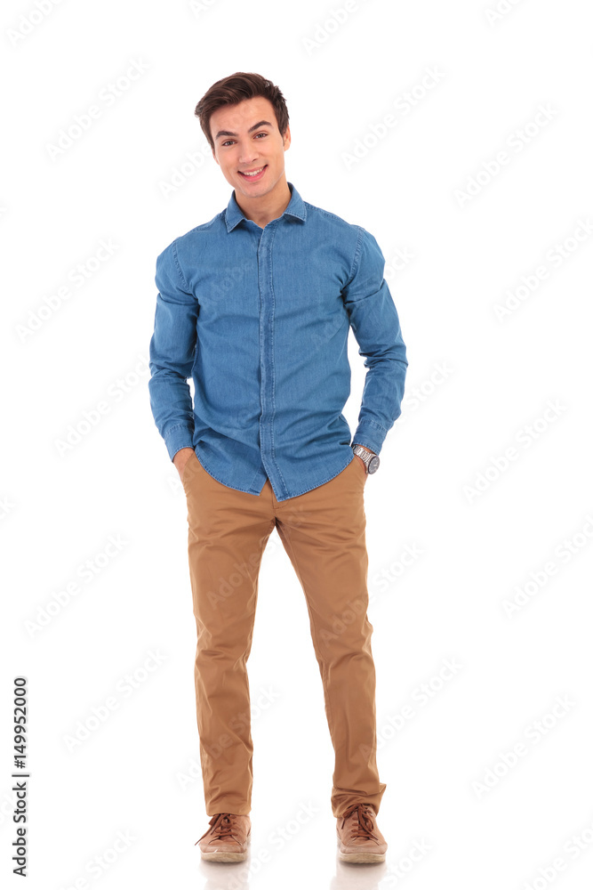 full body picture of a man with hands in pockets full body picture of a man with hands in pockets