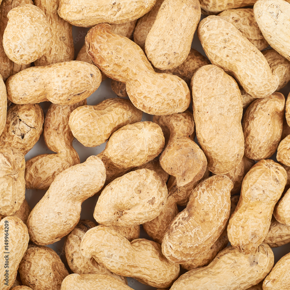 Surface coated with peanuts Surface coated with peanuts