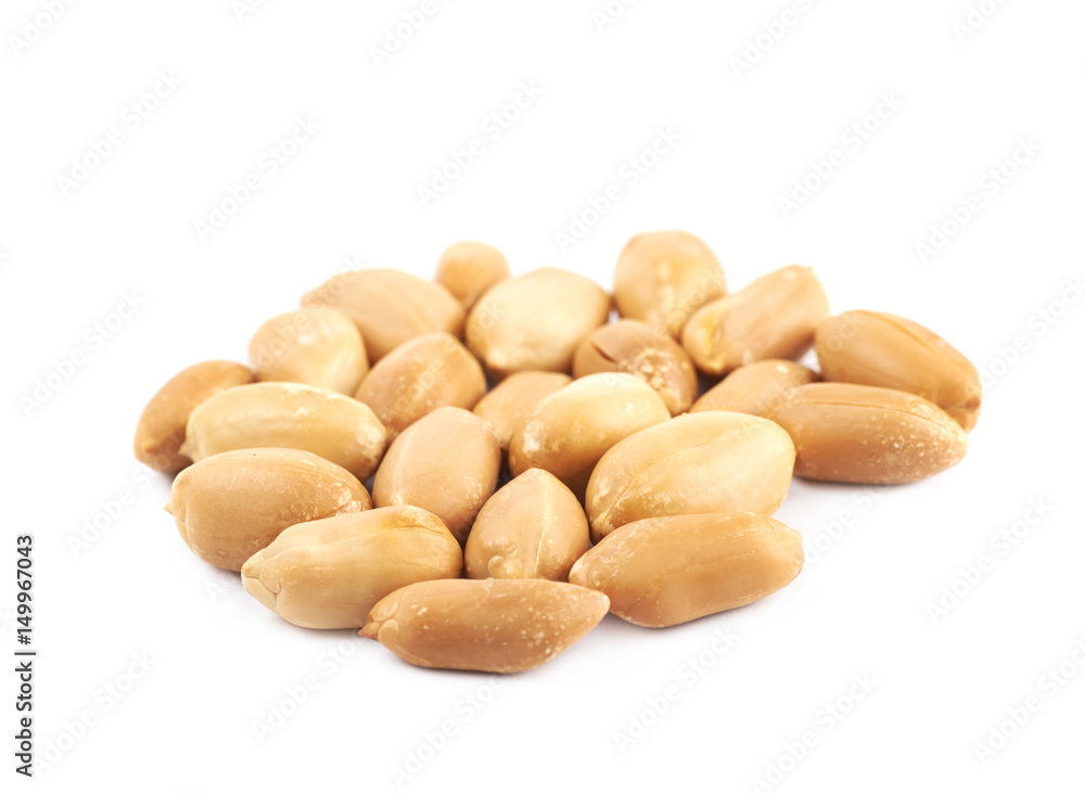 Pile of peanuts isolated Pile of peanuts isolated