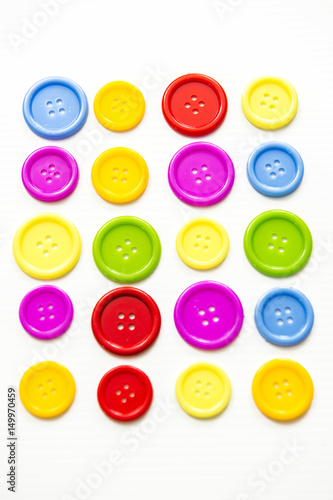 Bright assorted buttons, mix colors
