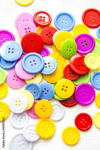 Bright assorted buttons, mix colors
