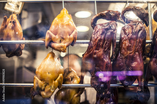 Photography Roast duck and hainan chicken