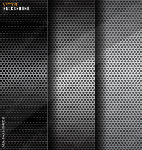Carbon fiber texture. Seamless vector luxury texture. Technology abstract background © AlexBlogoodf