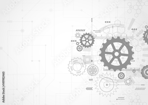 Abstract Technology Background