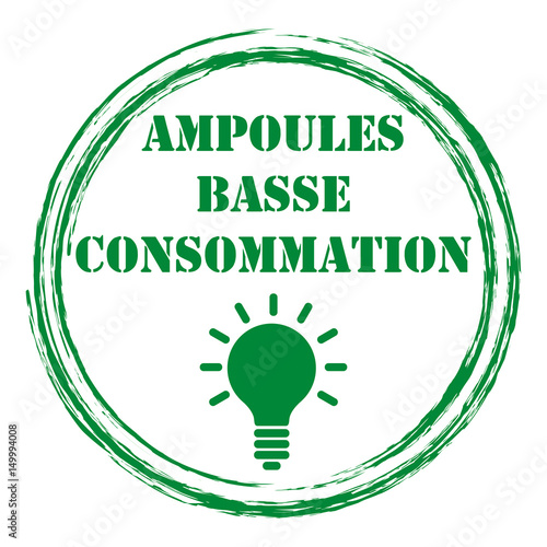 Logo ampoule basse consommation.