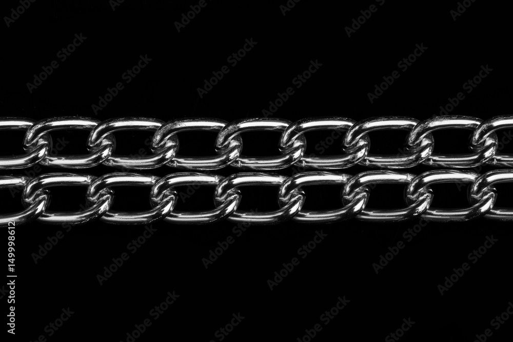 Chain heap - abstract metal background. Collection silver jewelry chains on an isolated black background. Set of different lenght metal chain. Accessories. Bijouterie. Silver. Chain heap - abstract metal background. Collection silver jewelry chains on an isolated black background. Set of different lenght metal chain. Accessories. Bijouterie. Silver.