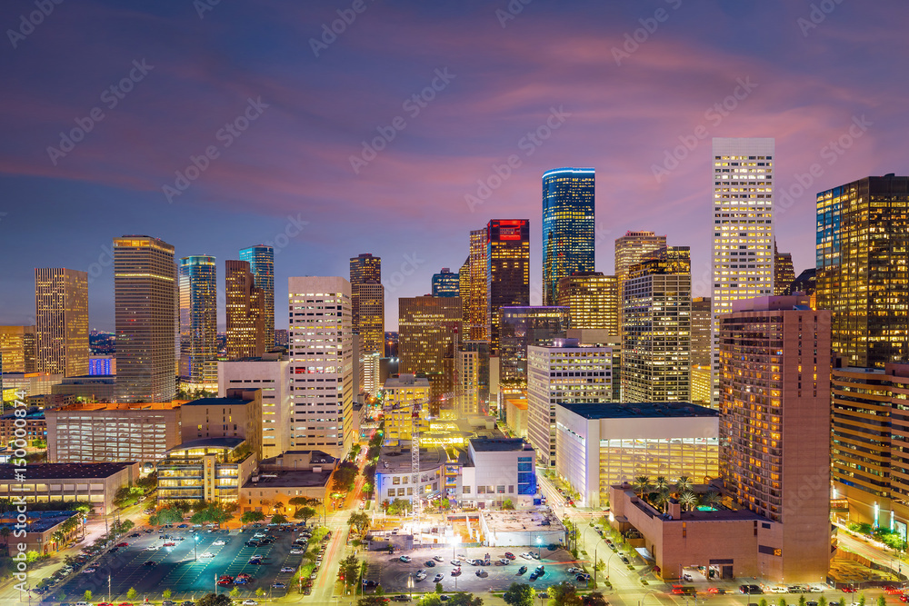 Obraz premium Downtown Houston skyline