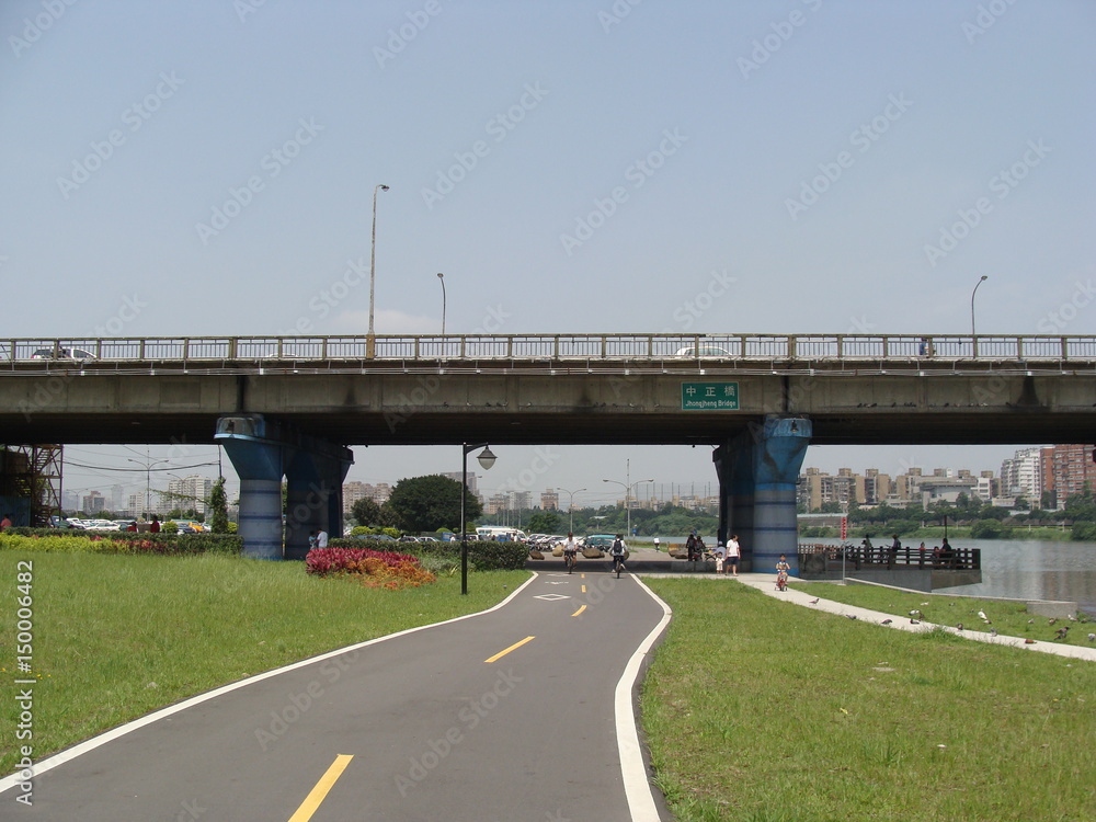 The right bank bike lane