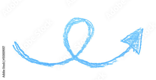 Hand drawn arrow symbol iso...