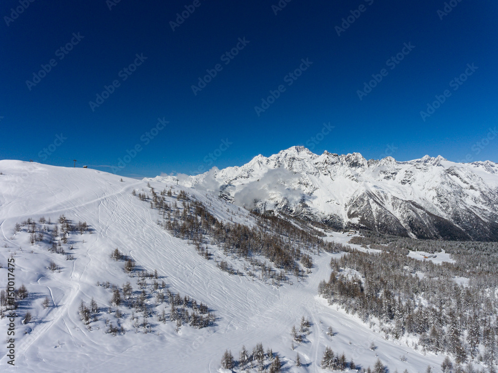 Valmalenco - Ski resort - Winter landscape