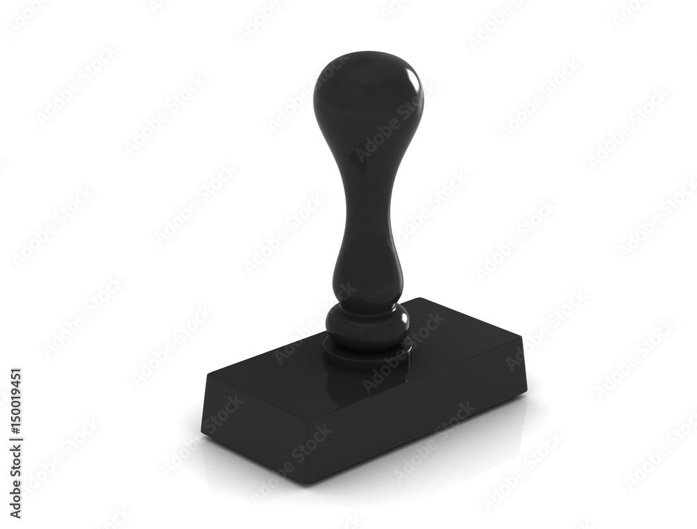 Rubber stamp with top secret text. 3d illustration Rubber stamp with top secret text. 3d illustration