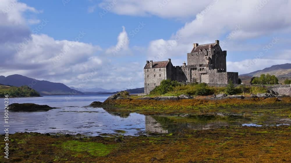 Eilean Donan castle in Dornie, Scotland Eilean Donan castle in Dornie, Scotland