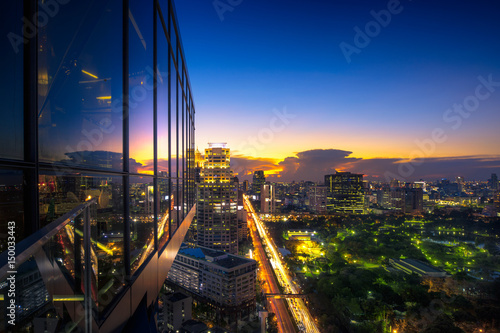 Photography Bangkok city skyline