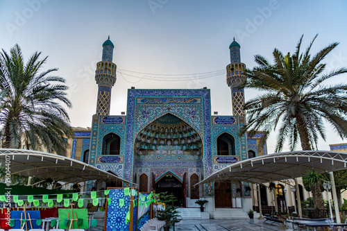 Iranian mosque in Dubai, Satwa district photo
