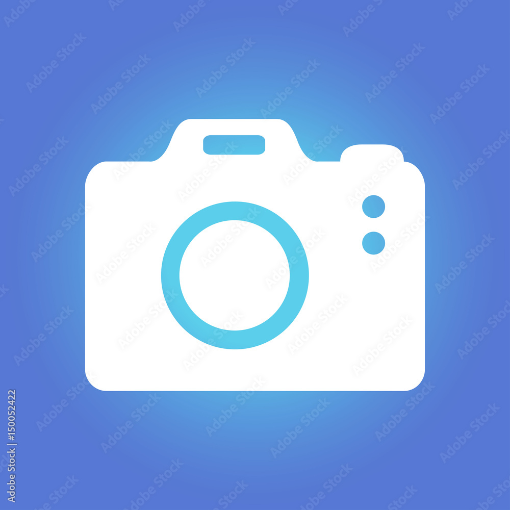 Photo camera symbol. DSLR camera sign icon. Digital camera. Flat design style. Photo camera symbol. DSLR camera sign icon. Digital camera. Flat design style.