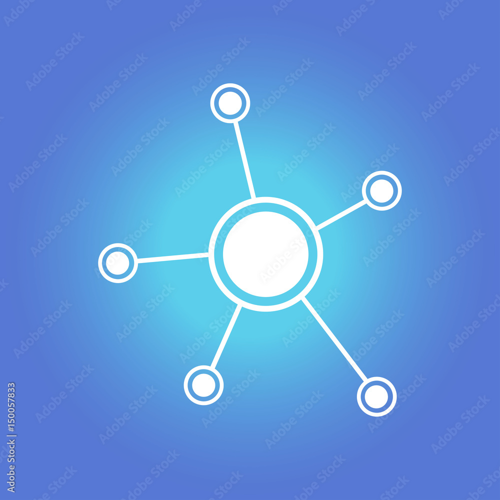 Social network single icon. Global technology. The network of social connections in the business. Social network single icon. Global technology. The network of social connections in the business.