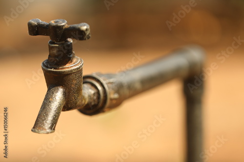 water tap in the kitchen