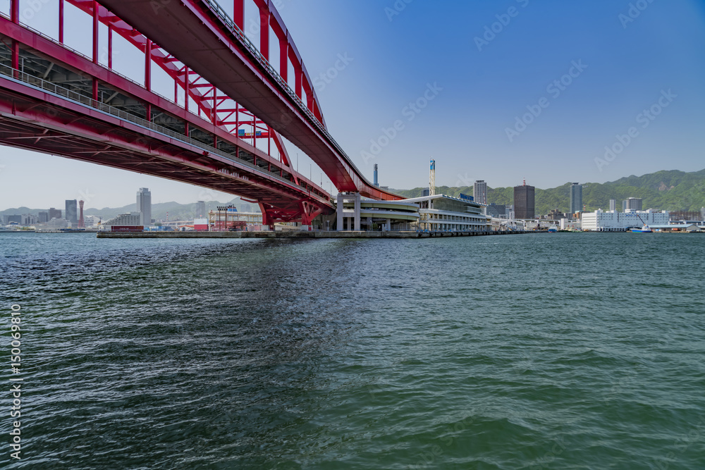 Naklejka premium 神戸港