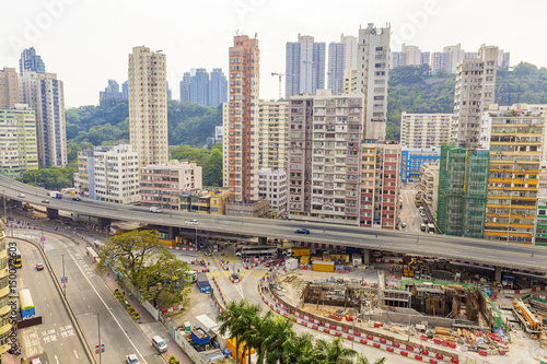 Downtown of Hong Kong
