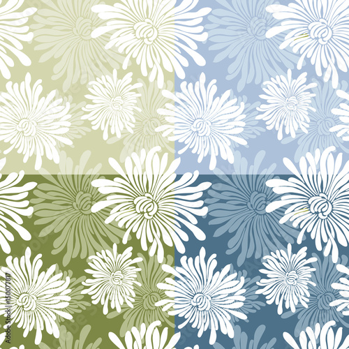 pattern of the chrysanthemums
