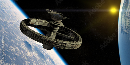 Fotografie Estación espacial, Ramjet de Bussard