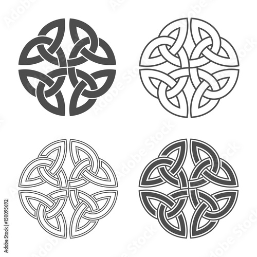 Vector celtic knot. Ethnic ornament.