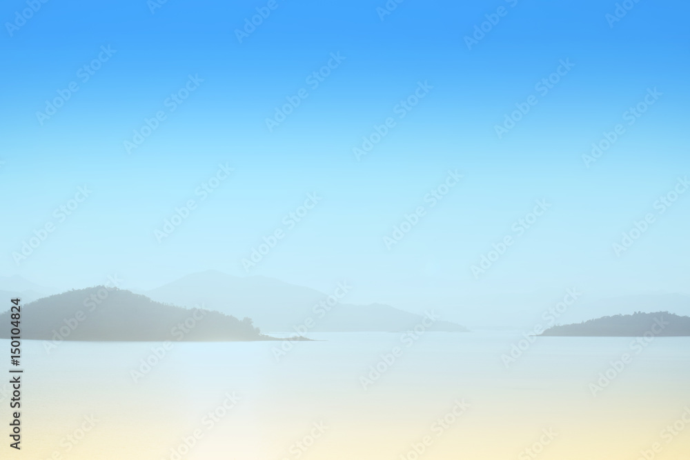Nature Background, Lake and mountains