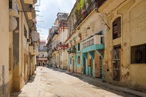 Typical street in Havana  Cuba
