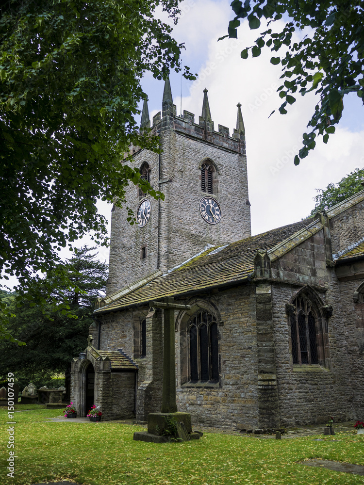 St Christophers Church in Pott Shrigley which 
is in Cheshire East, England. It contains 19 buildings that are recorded in the National Heritage List for England as designated listed buildings
