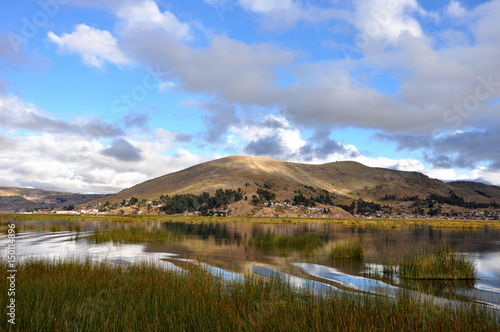 Fototapeta Naklejka Na Ścianę i Meble -  Peru -  Puno -  lake Titicaca