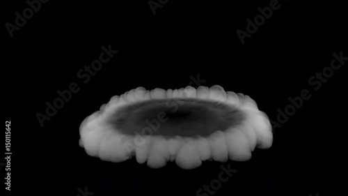 Small dust expanding shockwave (with alpha channel)