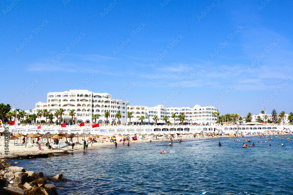 Sea coast in Tunezia