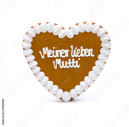 Lebkuchenherz "Meiner lieben Mutti"