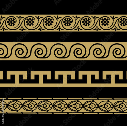 Greek ornament. Patterns in antique style.