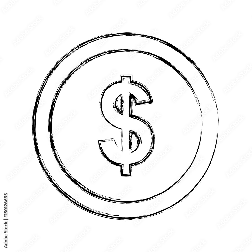 coin money isolated icon vector illustration design coin money isolated icon vector illustration design